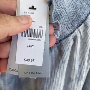 Lane Bryant color wash blouse off the shoulder size 18/20